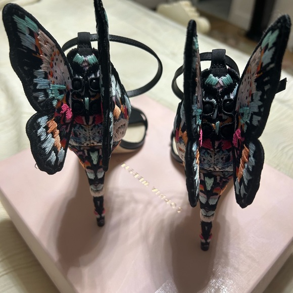 Sophia Webster Shoes - Sophia Webster Chiara Butterfly Embroidered Heels